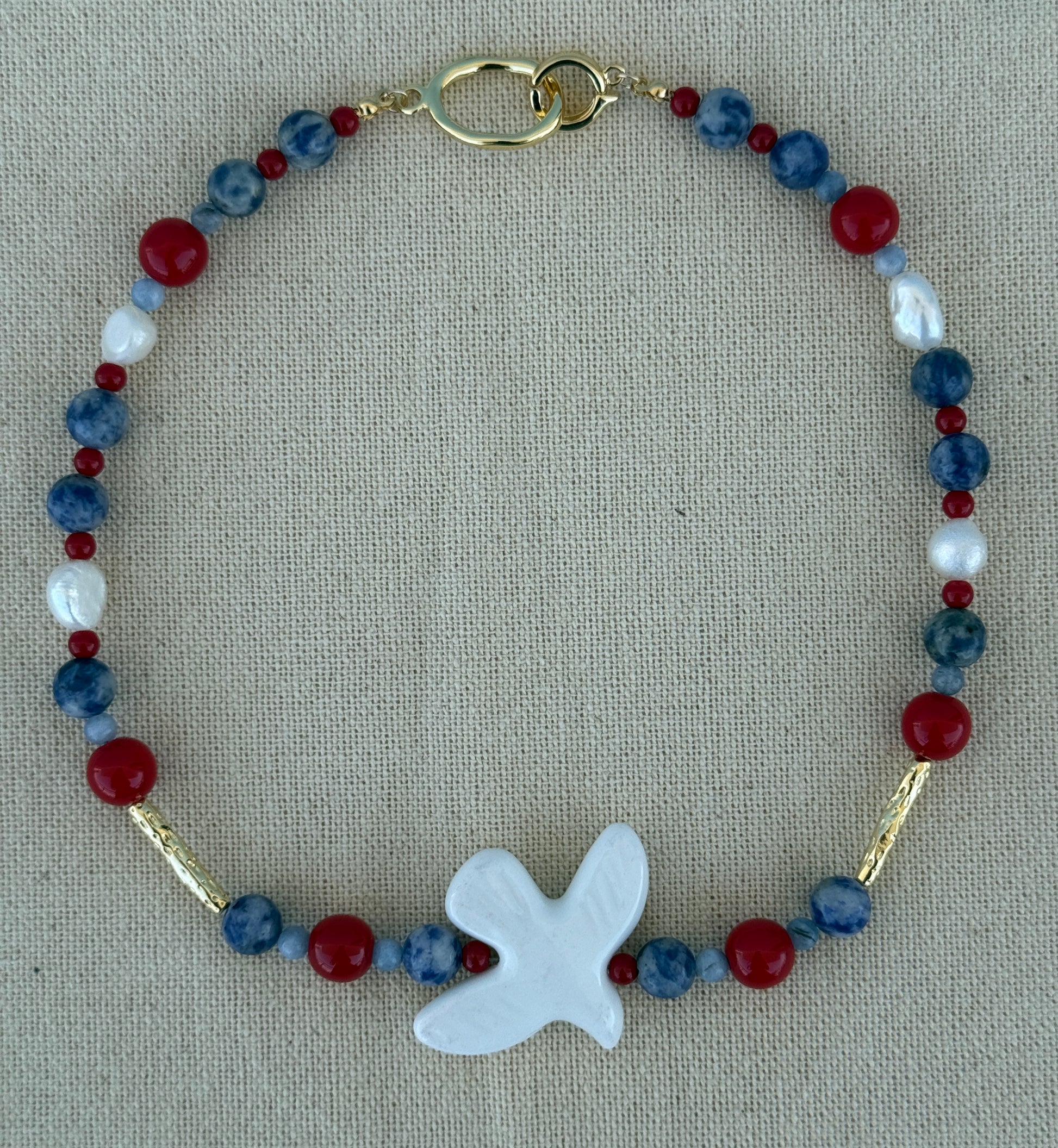 Collar Cereza Azul