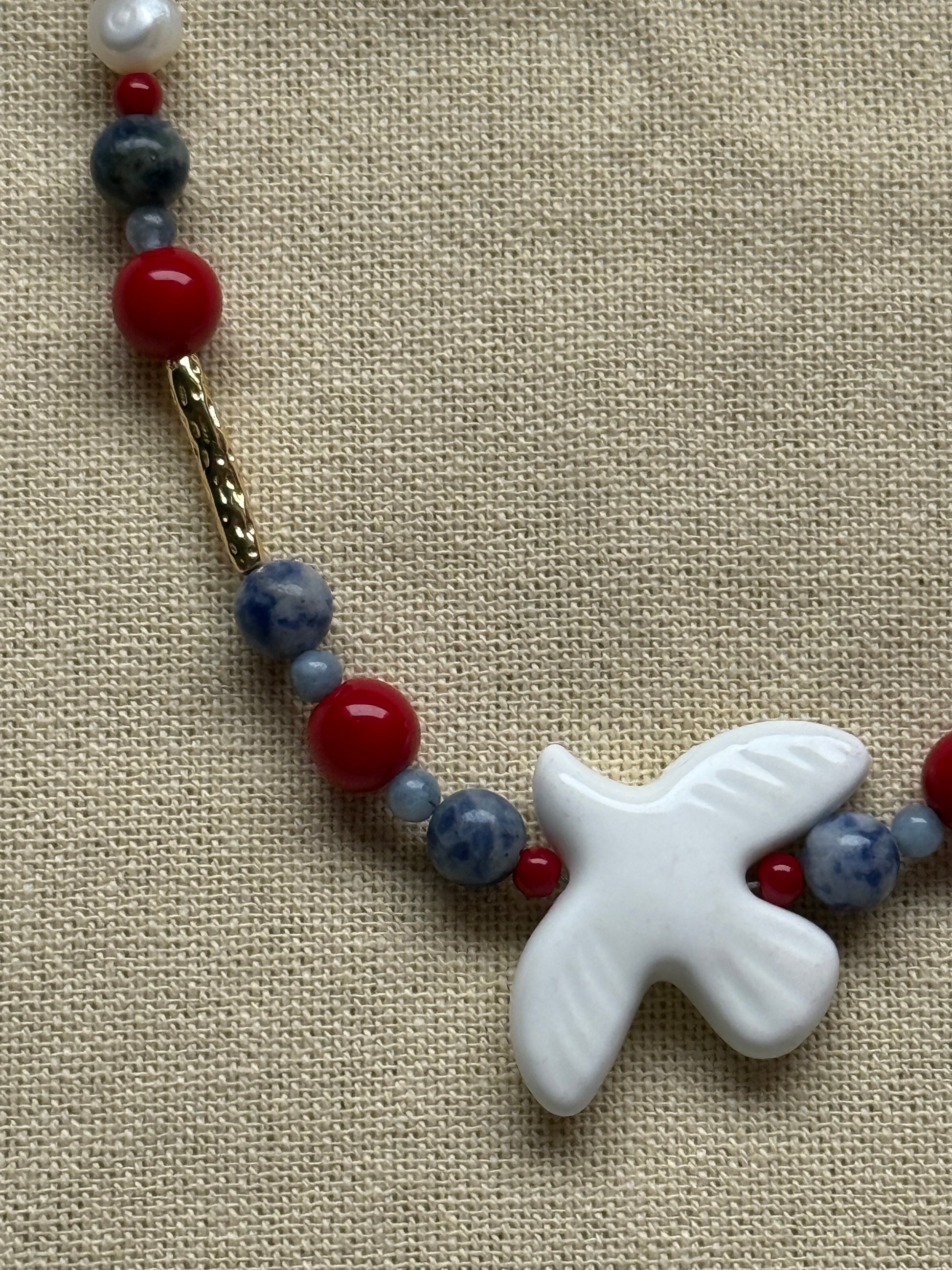 Collar Cereza Azul