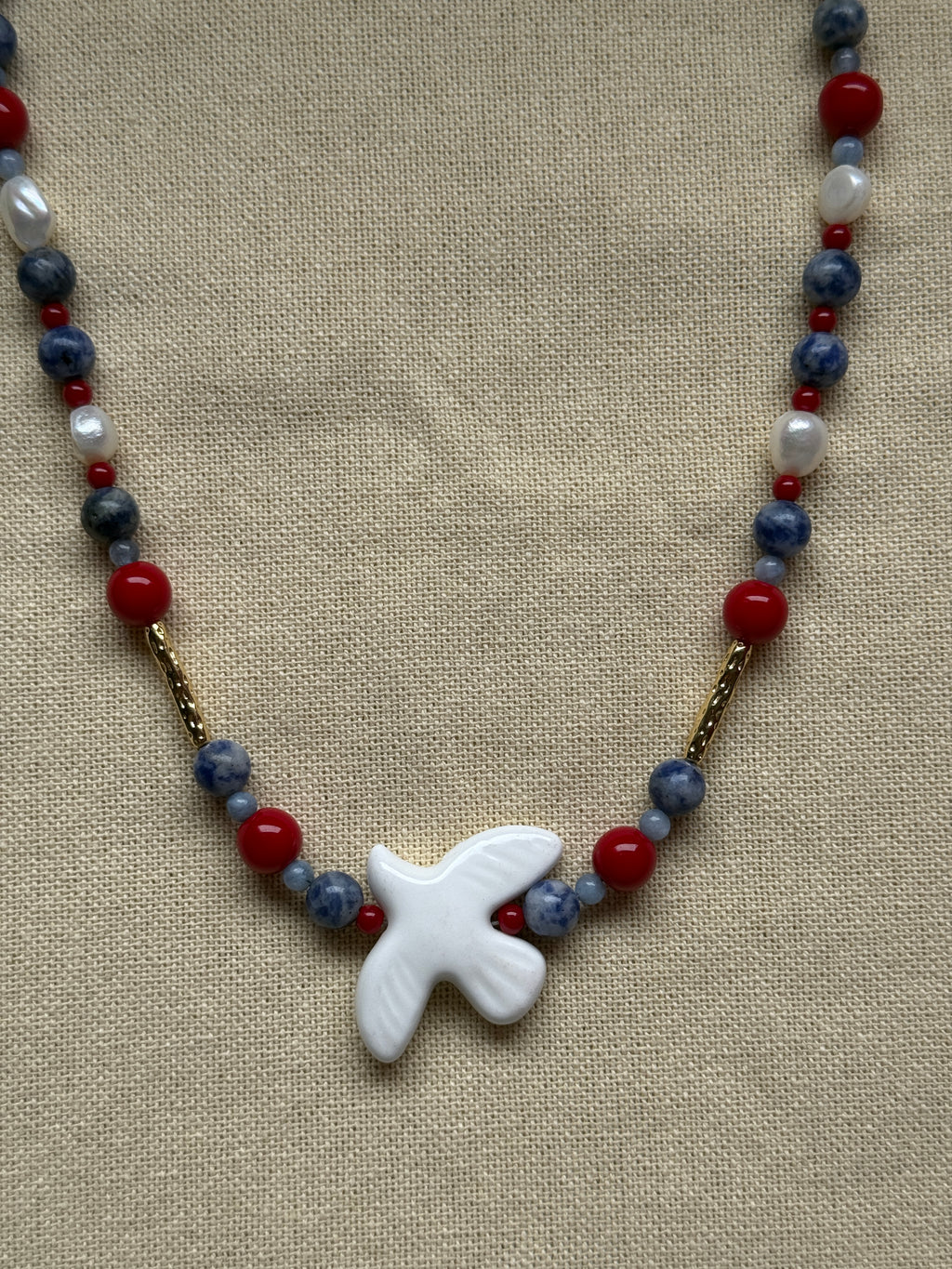 Collar Cereza Azul